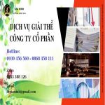 Dịch vụ giải thể công ty cổ phần tại Nha Trang