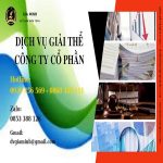 Dịch vụ giải thể công ty cổ phần tại Quảng Ninh