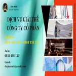 Dịch vụ giải thể công ty cổ phần tại Quảng Trị