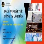 Dịch vụ giải thể công ty cổ phần tại Sơn La