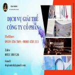 Dịch vụ giải thể công ty cổ phần tại Yên Bái