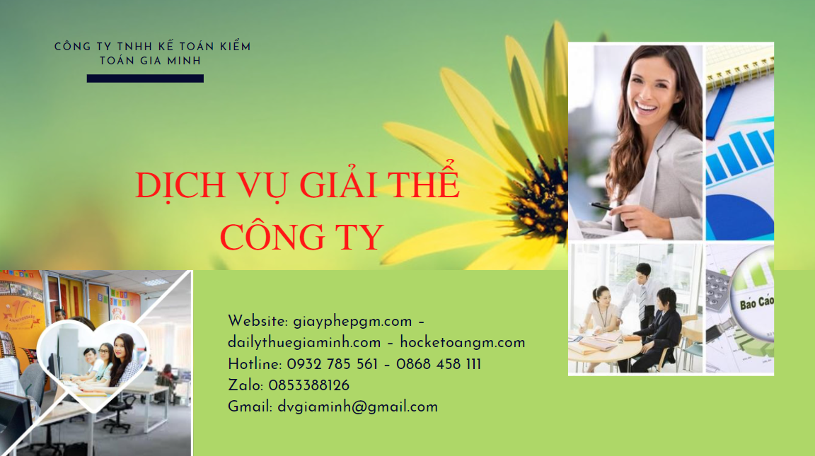 Dịch vụ giải thể doanh nghiệp nhanh tại Huyện Bình Chánh
