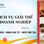 Dịch vụ giải thể doanh nghiệp Hòa Bình
