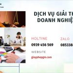 Dịch vụ giải thể doanh nghiệp Huyện Thanh Oai