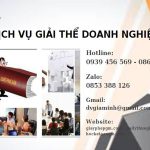 Dịch vụ giải thể doanh nghiệp huyện thới lai 6 Dịch vụ giải thể doanh nghiệp Huyện Thới Lai