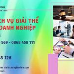 Dịch vụ giải thể doanh nghiệp Khánh Hòa