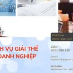 Dịch vụ giải thể doanh nghiệp Quận Hai Bà Trưng