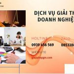 Dịch vụ giải thể doanh nghiệp Quận Tân Bình