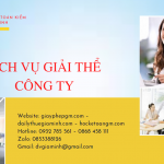 Dịch vụ giải thể doanh nghiệp vĩnh phúc 6 Dịch vụ giải thể doanh nghiệp Vĩnh Phúc