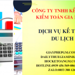Dịch vụ kế toán du lịch huyện phong điền 6 Dịch vụ kế toán thuế ngành du lịch tại Huyện Phong Điền