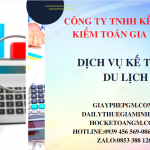 Dịch vụ kế toán du lịch Huyện Phù Cừ 6 Dịch vụ kế toán thuế ngành du lịch tại Huyện Phù Cừ