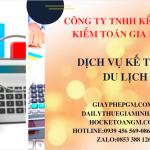 Dịch vụ kế toán du lịch Quận Bình Thủy 6 Dịch vụ kế toán thuế ngành du lịch tại Quận Bình Thủy