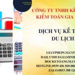 Dịch vụ kế toán du lịch Quận Cái Răng 6 Dịch vụ kế toán thuế ngành du lịch tại Quận Cái Răng
