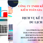Dịch vụ kế toán du lịch Quận Thốt Nốt 6 Dịch vụ kế toán thuế ngành du lịch tại Quận Thốt Nốt
