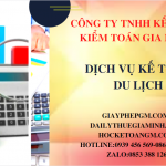 Dịch vụ kế toán du lịch Sơn La 6 Dịch vụ kế toán thuế ngành du lịch tại Sơn La