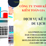 Dịch vụ kế toán du lịch Thành Phố Hưng Yên 6 Dịch vụ kế toán thuế ngành du lịch tại Thành Phố Hưng Yên