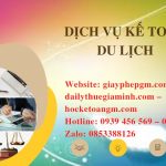Dịch vụ kế toán du lịch Thị Xã Sơn Tây 6 Dịch vụ kế toán thuế ngành du lịch tại Thị Xã Sơn Tây