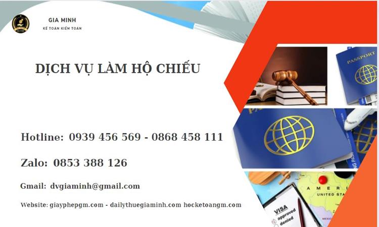 Dịch vụ làm hộ chiếu passport nhanh tại Thành Phố Hà Nội
