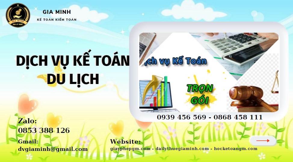 Dịch vụ kế toán du lịch Quận Thốt Nốt 4 Dịch vụ quyết toán thuế du lịch tại Quận Thốt Nốt