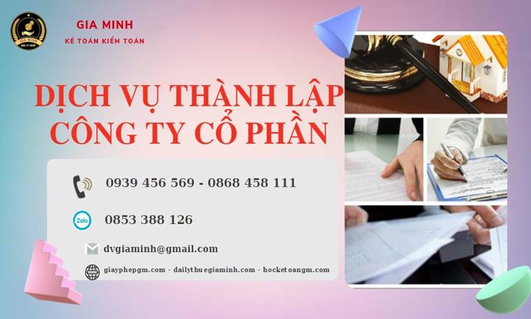 Dịch vụ thành lập công ty cổ phần Bến Tre 4 Dịch vụ thành lập công ty cổ phần trọn gói tại Bến Tre