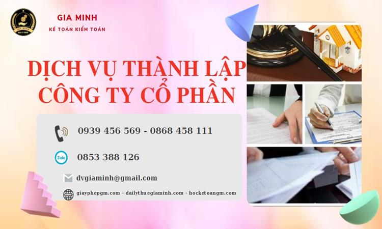 Dịch vụ thành lập công ty cổ phần Cà Mau 8 Dịch vụ thành lập công ty cổ phần trọn gói tại Cà Mau
