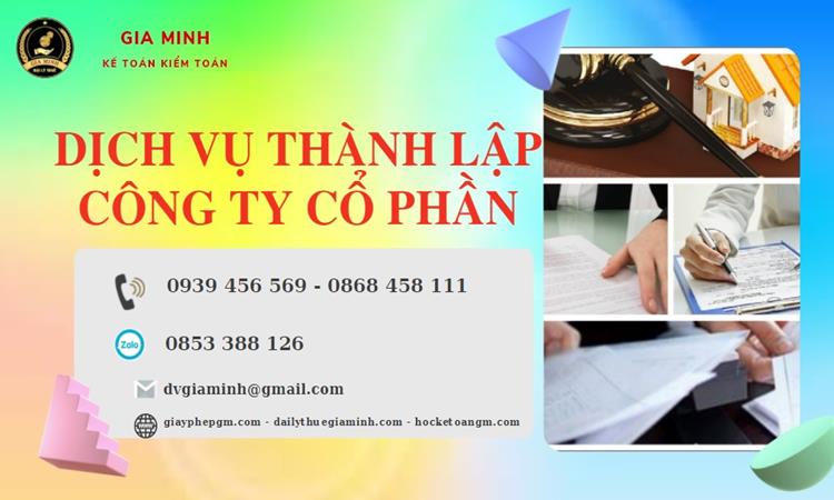 Dịch vụ thành lập công ty cổ phần Huyện Ba Vì