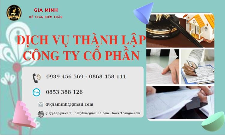 Dịch vụ thành lập công ty cổ phần Huyện Đan Phượng