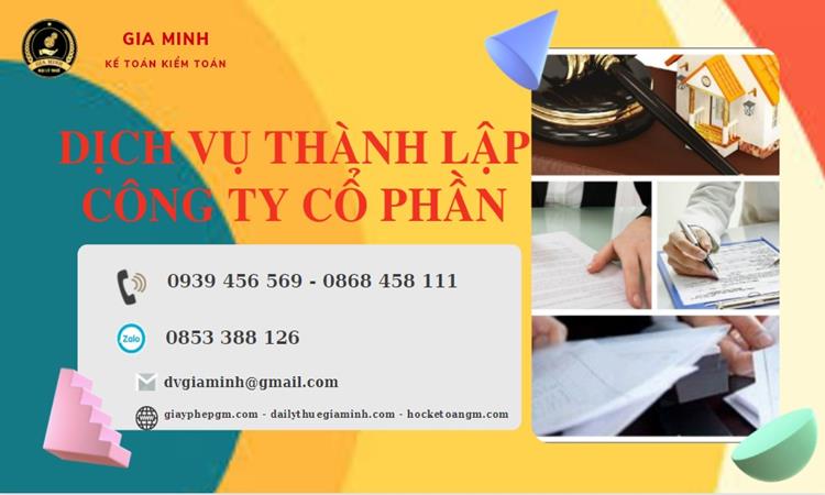 Dịch vụ thành lập công ty cổ phần Huyện Đông Anh