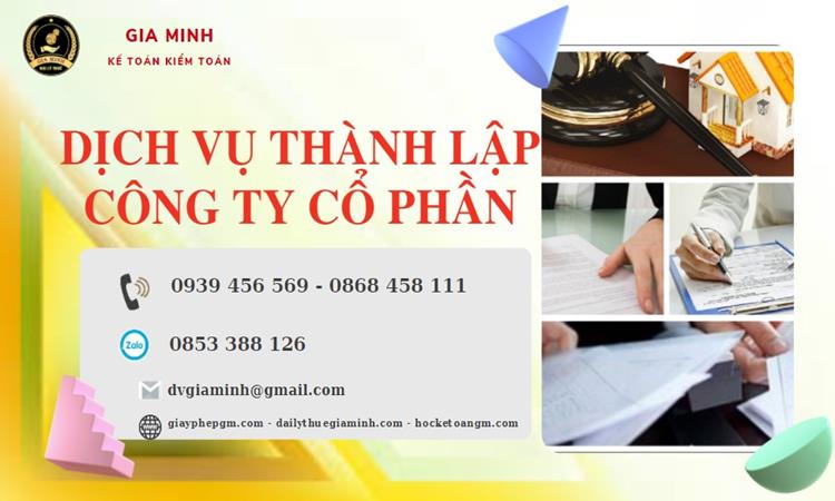 Dịch vụ thành lập công ty cổ phần Huyện Nhà Bè