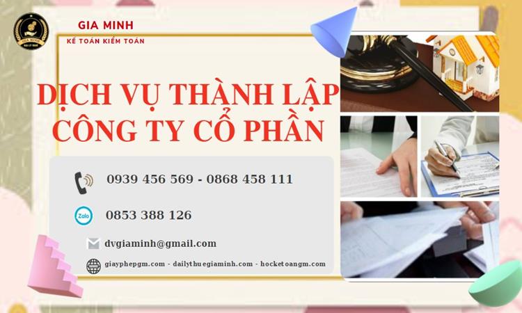 Dịch vụ thành lập công ty cổ phần Huyện Phong Điền