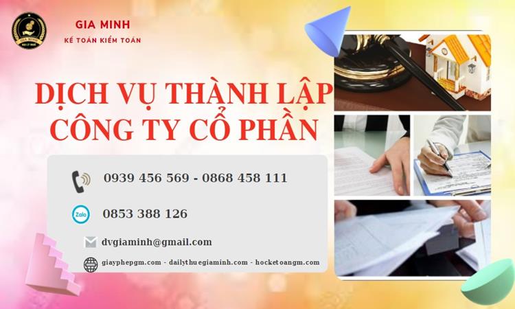 Dịch vụ thành lập công ty cổ phần Huyện Phú Xuyên