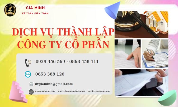 Dịch vụ thành lập công ty cổ phần Huyện Thạch Thất