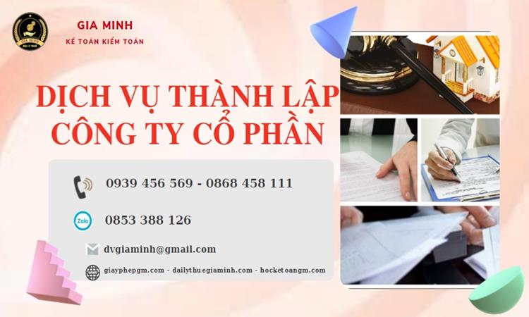 Dịch vụ thành lập công ty cổ phần Huyện Thanh Oai