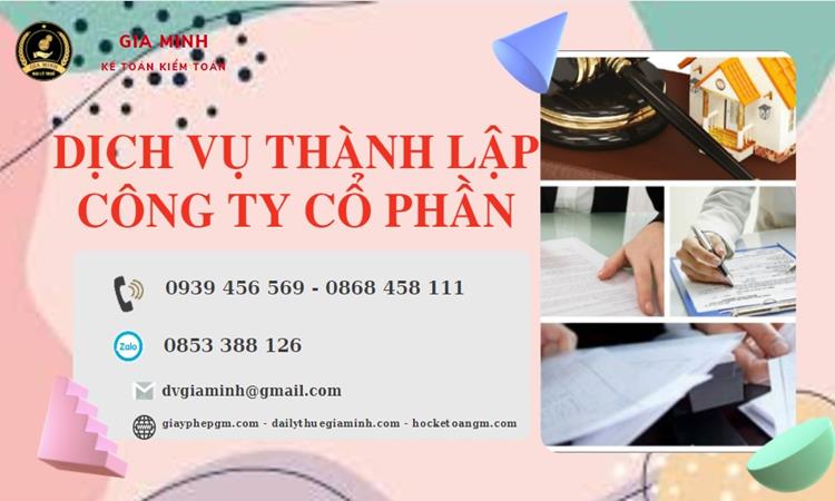 Dịch vụ thành lập công ty cổ phần Huyện Thới Lai
