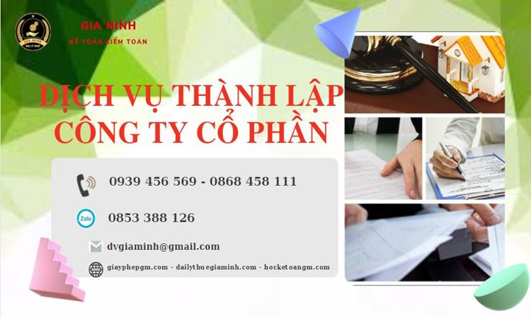 Dịch vụ thành lập công ty cổ phần Huyện Thường Tín