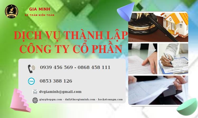 Dịch vụ thành lập công ty cổ phần Huyện Từ Liêm