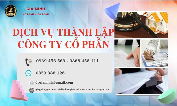 Dịch vụ thành lập công ty cổ phần Quận 2