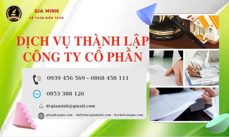 Dịch vụ thành lập công ty cổ phần Quận Bắc Từ Liêm