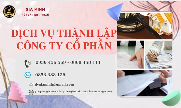 Dịch vụ thành lập công ty cổ phần Quận Cái Răng