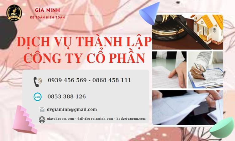 Dịch vụ thành lập công ty cổ phần Quận Thốt Nốt