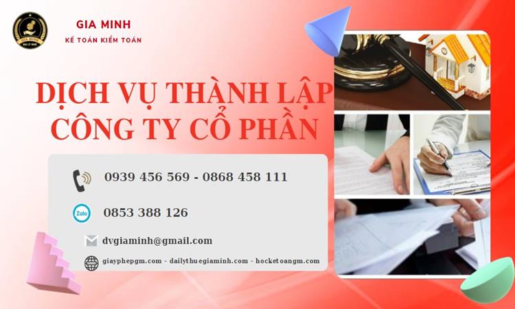 Dịch vụ thành lập công ty cổ phần Thị Xã Sơn Tây