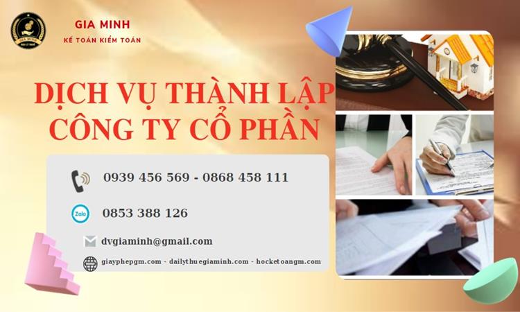 Dịch vụ thành lập công ty cổ phần Trà Vinh 4 Dịch vụ thành lập công ty cổ phần trọn gói tại Trà Vinh