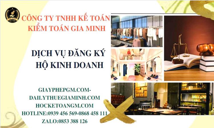 Dịch vụ đăng ký hộ kinh doanh tại Bến Tre 4 Dịch vụ thành lập hộ kinh doanh tại Bến Tre uy tín