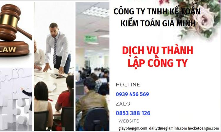Dịch vụ tư vấn thành lập công ty tại Bà Rịa Vũng Tàu