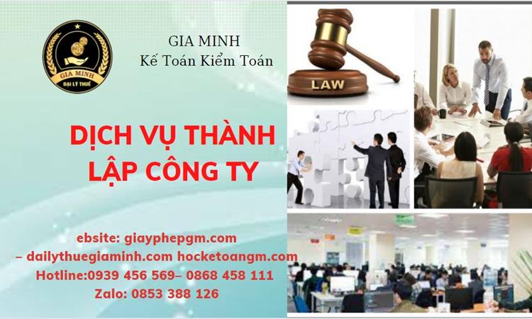 Dịch vụ tư vấn thành lập công ty tại Bình Định