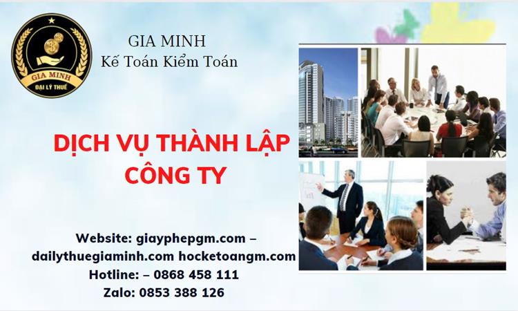 Dịch vụ tư vấn thành lập công ty tại Hậu Giang