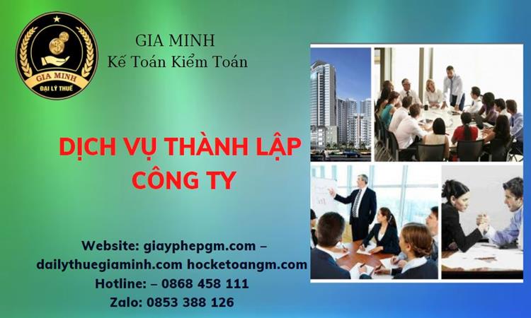 CÁCH THÀNH LẬP CÔNG TY TẠI NINH THUẬN - TRỌN GÓI CHỈ 1.500.000