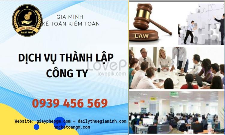Dịch vụ tư vấn thành lập công ty tại Quận Cái Răng