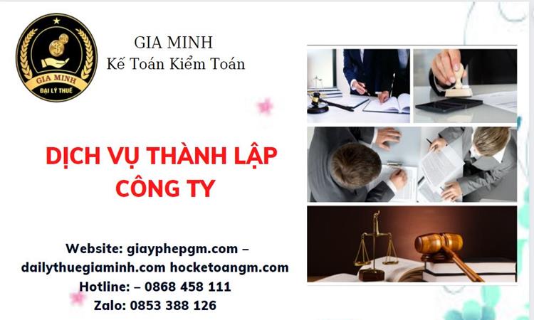 Dịch vụ tư vấn thành lập công ty tại Quận Gò Vấp