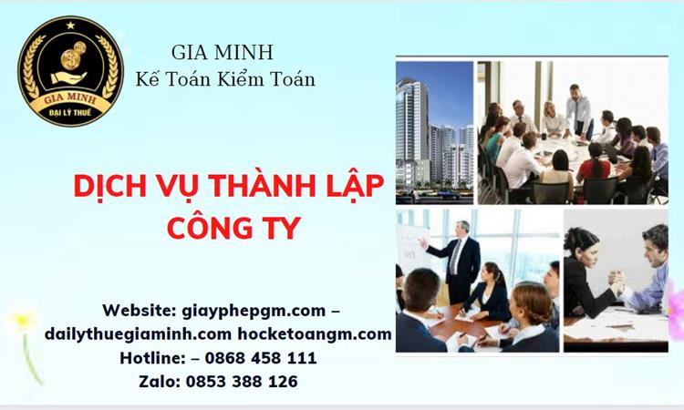 Dịch vụ tư vấn thành lập công ty tại Quận Hoàn Kiếm